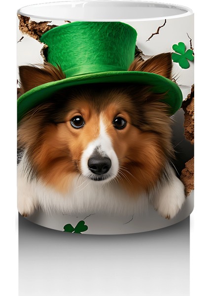 Şapkalı Köpek ve Bahar Yaprakları – Baskılı Kahve Kupası modelleri