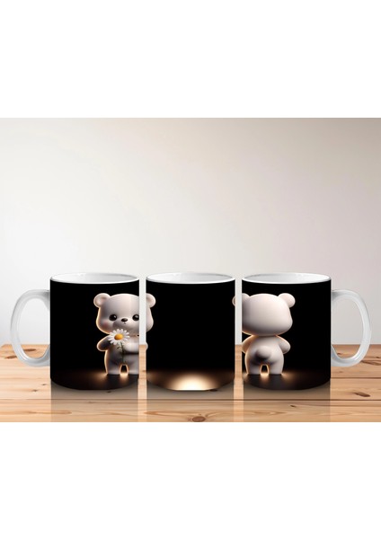 Romantik Işıklar Altında Ayıcık Çifti – Baskılı Kahve Kupası indirimleri
