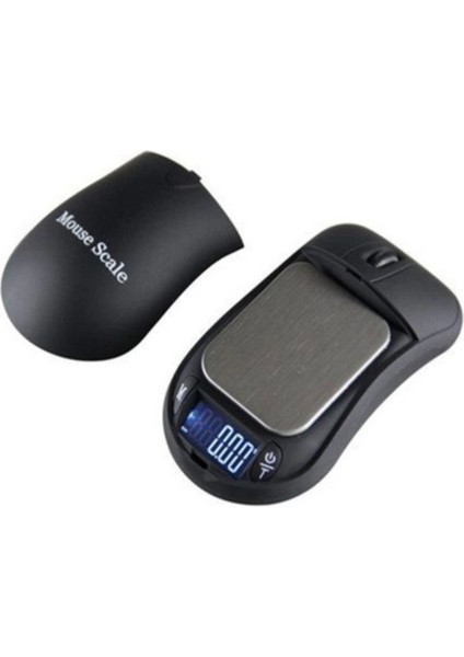 Mouse Şekilli Hassas Dijital Terazi 200G/0.01G Siyah