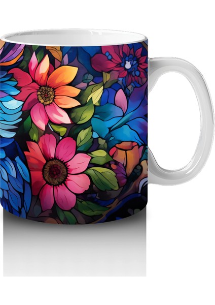 Canlı Renkli Tüyleriyle Baykuş – Baskılı Kahve Kupası fırsatları