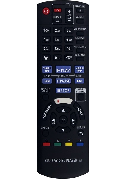 N2QAYB001157 Uzaktan Kumanda Panasonic Hd Blu-Ray Disk Oynatıcısı DMP-UB300 DMP-UB400 DP-UB820K Için Değiştirilebilir (Yurt Dışından)