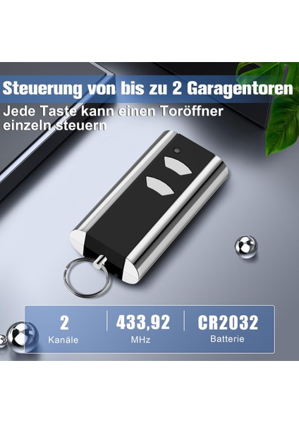 Normstahl Entrematic Rcu 433-2 Için Garaj Uzaktan Kumandası, Crawford Standard Steel 433.92 Garaj Kapısı Anahtarı (Yurt Dışından)