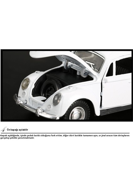 1:36 Volkswagen Beetle Araba Modeli Araba Süsleri (Yurt Dışından) modelleri