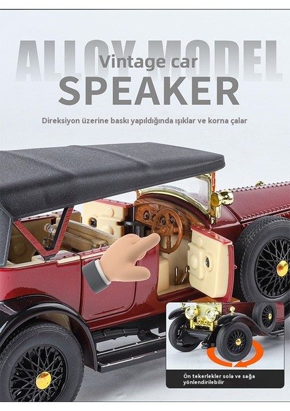 1:24 Phantom Nesil Klasik Otomobil Alaşımlı Araba Modeli (Yurt Dışından) indirimleri