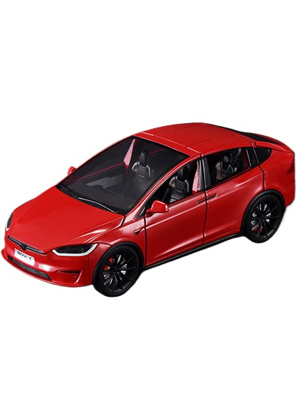 1:24 Tesla Modelx Altı Açık Kapı Alaşım Modeli (Yurt Dışından)