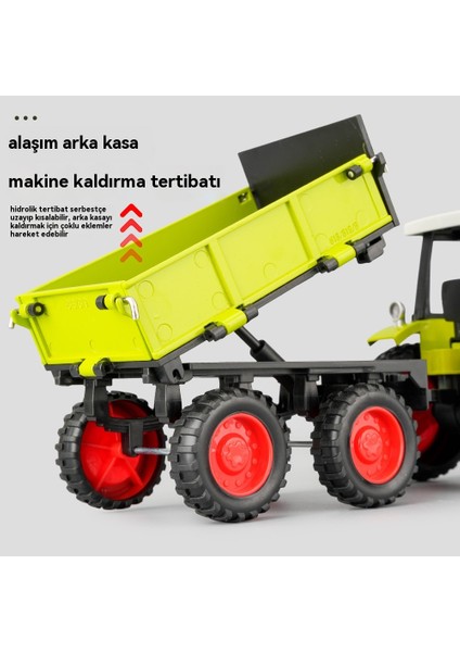 1:24 Retro Dört Tekerlekli Traktör Alaşım Model Araba (Yurt Dışından) indirimleri