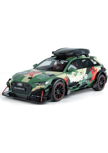 1:24 Rs6 Modifiye Alaşımlı Araba Modeli (Yurt Dışından)