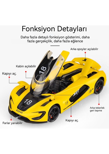 1:32 Dodge Srt Tomahawk Alaşımlı Araba Modeli Yarış Pisti Seti (Yurt Dışından) fiyatları
