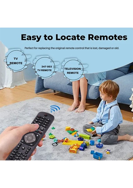 Philips YKF347-003 Tv Televizyon Uzaktan Kumandası Için Yeni Yedek Tv Uzaktan Kumandası Yüksek Kaliteli Aksesuarlar Parça Kontrolü (Yurt Dışından) fırsatları