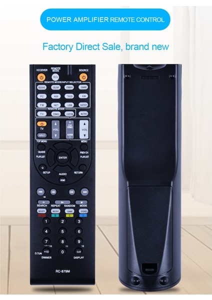 RC-879M Uzaktan Kumanda Onkyo TX-NR535 TX-SR333 HT-R393 HT-S3700 Güç Amplifikatörü Av Alıcı Kontrol Cihazı Uzaktan Kumanda (Yurt Dışından) fırsatları