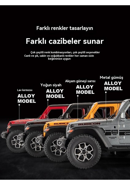 Wrangler Suv 1/22 Alaşım Model Oyuncak (Yurt Dışından) modelleri