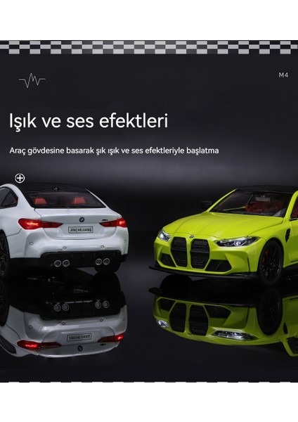 1:24 At M4 Spor Araba Ses ve Işık Geri Dönüş Oyuncak Araba (Yurt Dışından) indirimleri