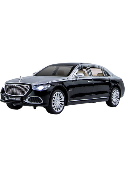 Alaşım Araba Modeli 1:24 Maybach S680 Ses ve Işık Oyuncak (Yurt Dışından)