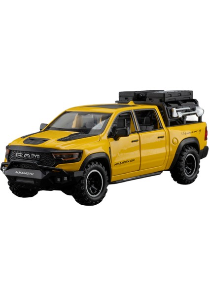 Alaşım Araba Modeli 1:32 Mamut Pikap Arazi Aracı Ses ve Işık Oyuncak Araba Modeli (Yurt Dışından)