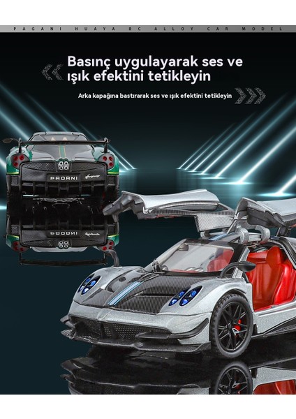 Hua Ya Bc1/32 Erkek Ses ve Işık Alaşımlı Araba Modeli Oyuncak (Yurt Dışından) indirimleri