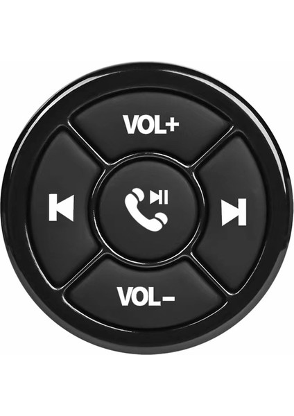 Kablosuz Bluetooth Uzaktan Kumanda Araba Motosiklet Bisiklet Medya Düğmesi Mp3 Müzik Çalar Ios Android Telefon Tablet Için (Yurt Dışından)