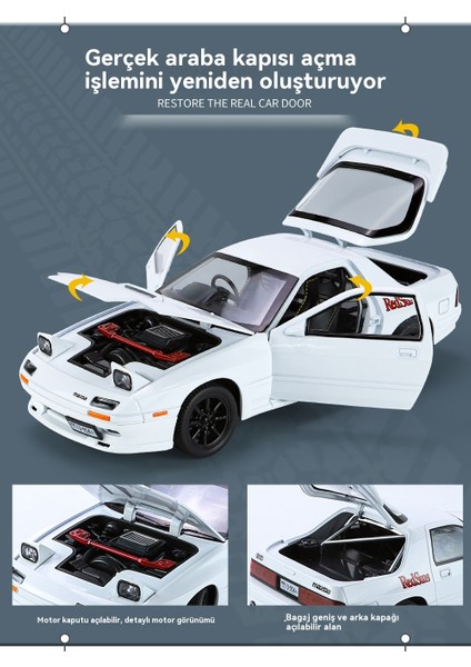 1 Ila 24 Mazda Rx7 Spor Araba Ses Geri Aydınlatma Oyuncak Araba (Yurt Dışından) fırsatları