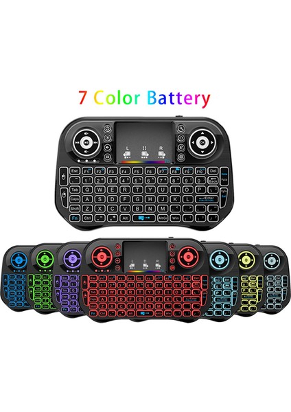 I10 Flying Air Mouse Mini Klavye Uzaktan Kumanda 2.4g Bluetooth Arka Aydınlatmalı Kızılötesi Öğrenme Aracı Android Tv Kutusu Için (Yurt Dışından) modelleri