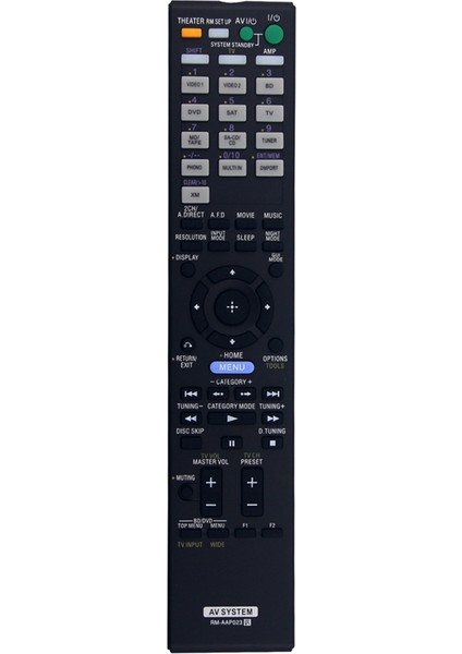 Uzaktan Kumanda RM-AAP023 Sony Av Alıcısı STR-DG800 STR-DA3500ES STR-DA3600ES Için Yedek (Yurt Dışından)