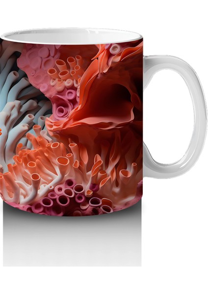 Mercanlar Arasında Yüzen Palyaço Balığı – Baskılı Kahve Kupası fırsatları