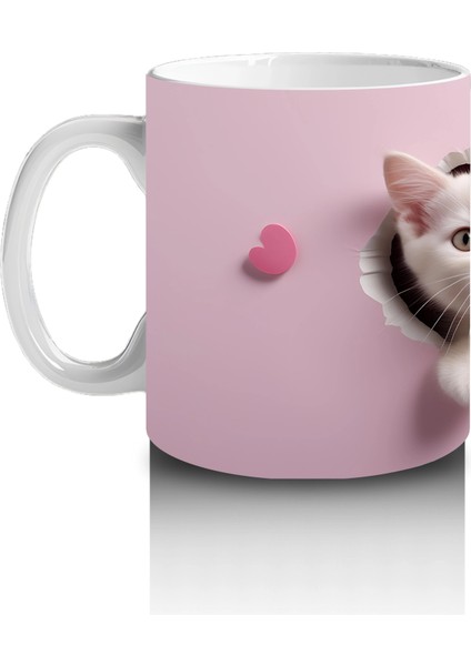 Yan Yana Sevimli Yavru Kediler – Baskılı Kahve Kupası fiyatları