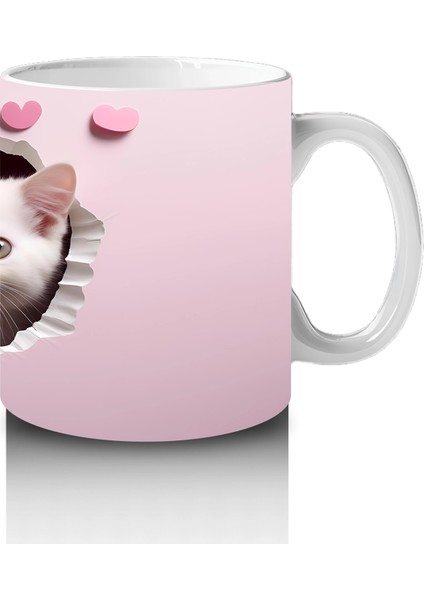 Yan Yana Sevimli Yavru Kediler – Baskılı Kahve Kupası fırsatları