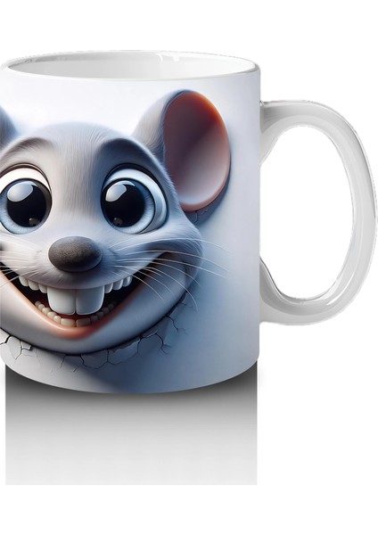 Gülen Fare Çifti – Baskılı Kahve Kupası fırsatları