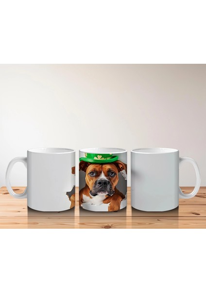 Yeşil Şapkalı Boksör – Baskılı Kahve Kupası indirimleri