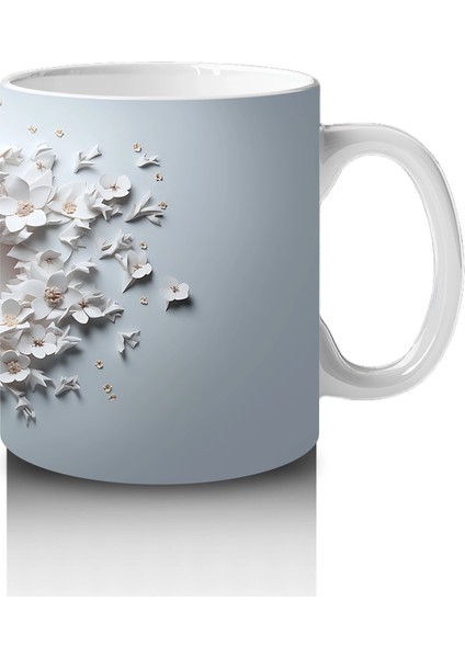 Zarif Kompozisyon Geyik - Baskılı Kahve Kupası fırsatları