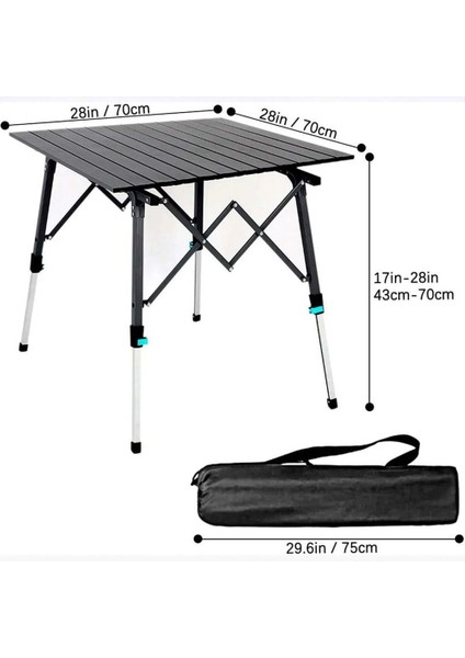 Skylite Yükseklik Ayarlı Katlanır Masa modelleri