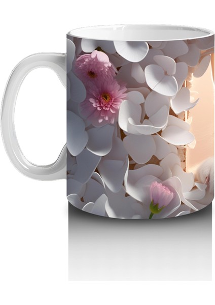 Gri Yapraklar Arasında Meraklı Kedi – Baskılı Kahve Kupası fiyatları