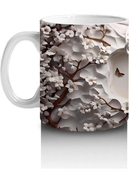 Çatlak Duvar Arasında Bronz Renkli Geyik – Baskılı Kahve Kupası fiyatları