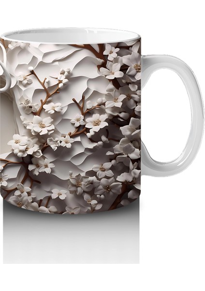 Çatlak Duvar Arasında Bronz Renkli Geyik – Baskılı Kahve Kupası fırsatları