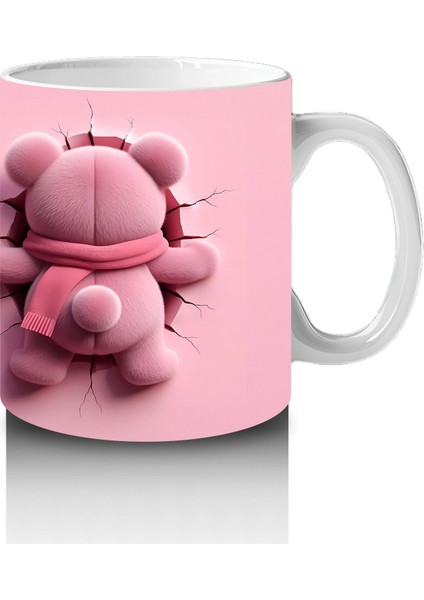 Yan Yana Pembe Ayıcıklar – Baskılı Kahve Kupası fırsatları