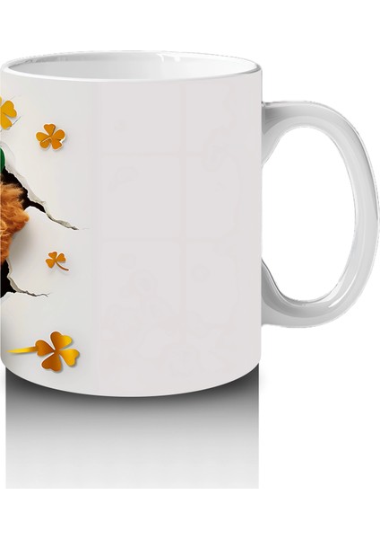 Şapkalı Sevimli Toy Poddle – Baskılı Kahve Kupası fırsatları