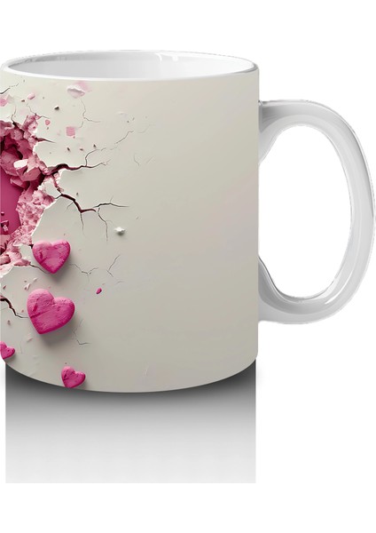 Kalp Şeklinde Peluş Oyuncak Çifti – Baskılı Kahve Kupası fırsatları