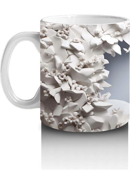 Çatlak Duvar Arasında Boynuzlu Geyik – Baskılı Kahve Kupası fiyatları