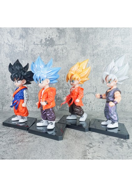 Teenage Seven Dragon Ball El Aleti Q Versiyonu 4 Şık Goku Çocukluk Anime El Aleti Modeli Süsler (Yurt Dışından) fiyatları