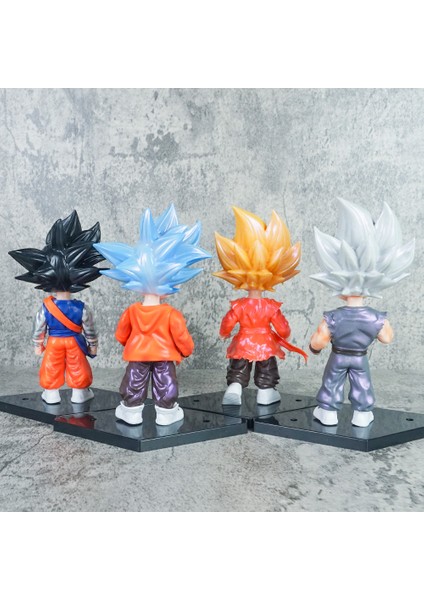 Teenage Seven Dragon Ball El Aleti Q Versiyonu 4 Şık Goku Çocukluk Anime El Aleti Modeli Süsler (Yurt Dışından) modelleri