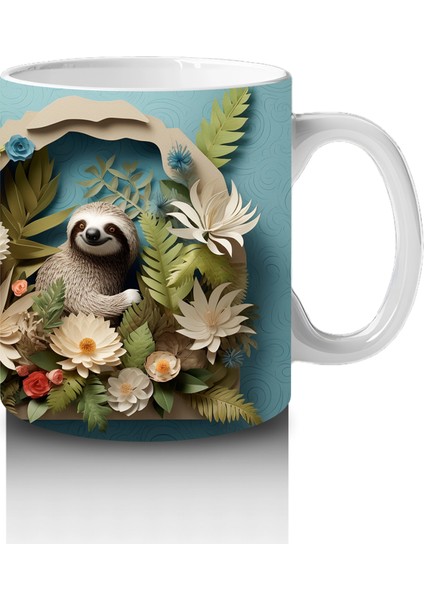 Tropikal Yapraklar Arasında Koala – Baskılı Kahve Kupası fırsatları