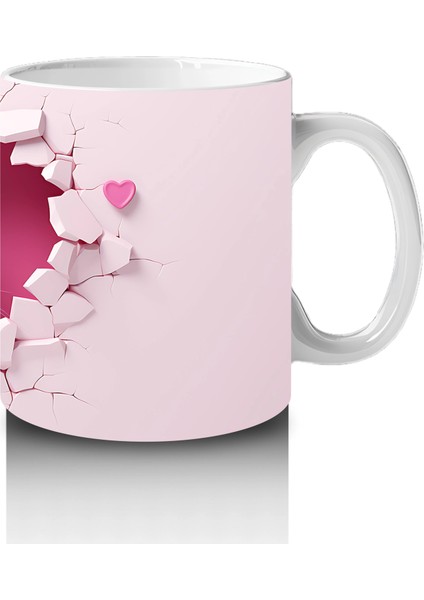 Kalpli Duvar Arasında Beyaz Kedi Yavrusu – Baskılı Kahve Kupası fırsatları