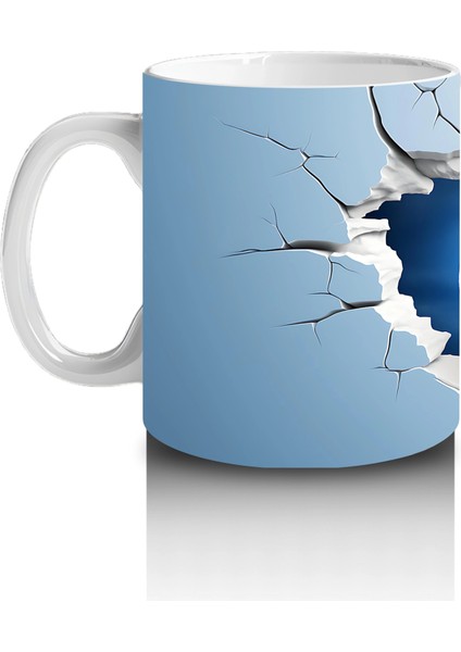 Çatlak Duvar Arasında Şaşkın Bakışlı Baykuş – Baskılı Kahve Kupası fiyatları