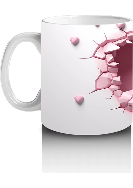 Kalpli Çatlakta Uçan Pembe Geyik – Baskılı Kahve Kupası fiyatları