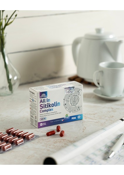 All In Sitikolin Complex 500 mg 60 Vegan Kapsül modelleri