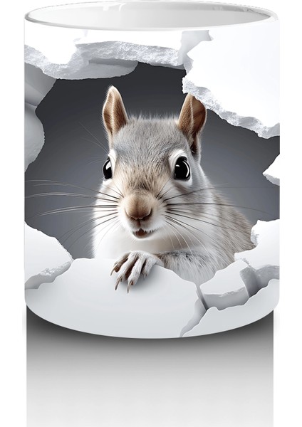 Çatlak Duvar Arasında Yavru Tavşan – Baskılı Kahve Kupası modelleri