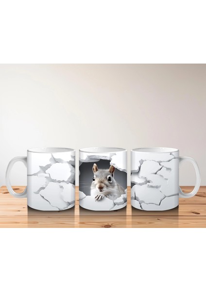 Çatlak Duvar Arasında Yavru Tavşan – Baskılı Kahve Kupası indirimleri