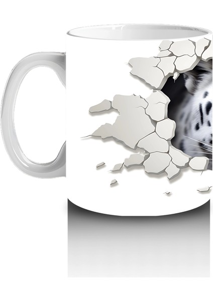 Çatlak Duvar Arasından Bakan Kaplan – Baskılı Kahve Kupası fiyatları