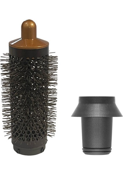 Dyson Airwrap Şekillendirici / Süpersonik Saç Kurutma Makinesi Aksesuarları Için Silindir Tarak ve Adaptör, Saç Maşası Aracı, Altın ve Gri (Yurt Dışından)