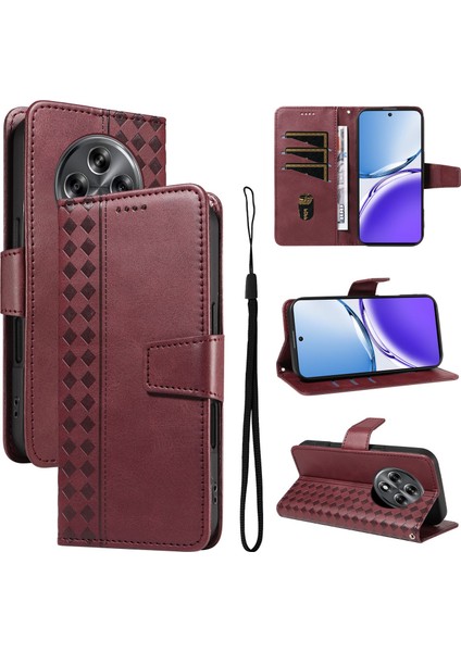12 5g Için Kılıf Darbeye Dayanıklı Koruma Şık Tasarım Deri Telefon Kılıfı Kart Yuvaları ve Bilek Kayışı ile (Yurt Dışından)