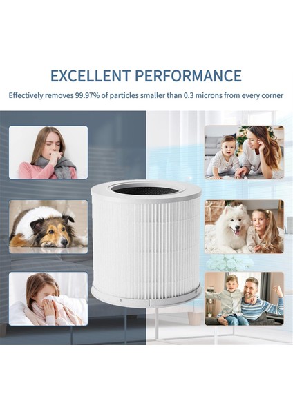 Xiaomi Hava Temizleyici Için Hava Temizleyici Filtresi 4 Kompakt Filtre Akıllı Hava Temizleyici Pm 2.5 Aktif Karbon Filtreli (Yurt Dışından) modelleri